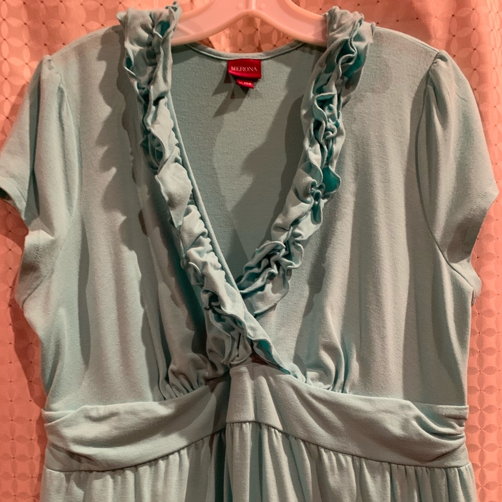 Women’s Merona Ruffle Neck Dress - Picture 3 of 6